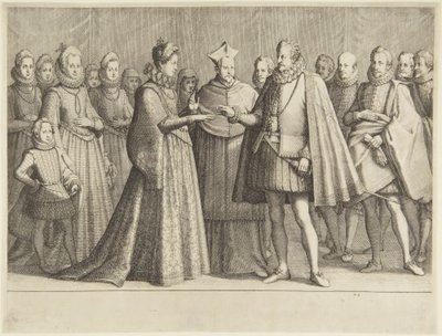 Ferdinand I:n avioliitto tekijältä Jacques Callot