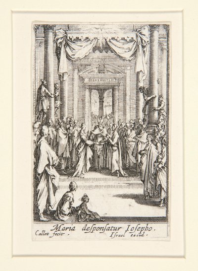 Neitsyen häät, nro. 4 Neitsyen elämästä tekijältä Jacques Callot
