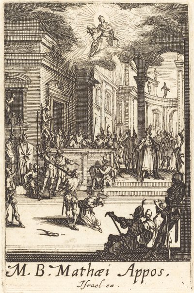 Pyhän Matteuksen marttyyrikuolema tekijältä Jacques Callot
