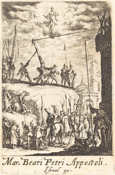 Pyhän Pietarin marttyyrikuolema tekijältä Jacques Callot