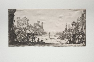 Pyhän Sebastianin marttyyrikuolema tekijältä Jacques Callot
