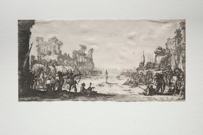 Pyhän Sebastianin marttyyrikuolema. tekijältä Jacques Callot