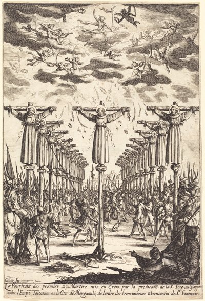 Japanin marttyyrit tekijältä Jacques Callot