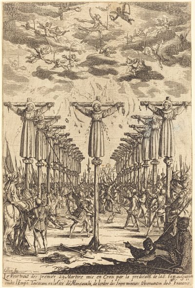 Japanin marttyyrit tekijältä Jacques Callot