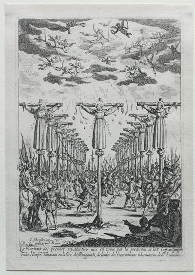 Japanin marttyyrit. tekijältä Jacques Callot