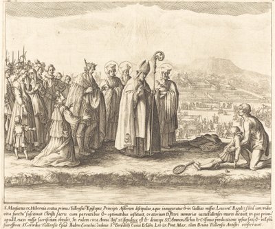Saint Mansuyn ihme tekijältä Jacques Callot