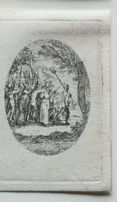 Passion mysteerit: Kristus vangittiin. tekijältä Jacques Callot