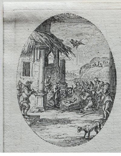Passion mysteerit: Paimenten palvonta tekijältä Jacques Callot