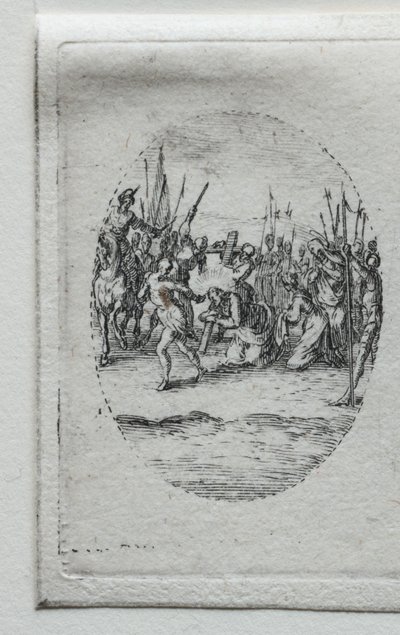 Passion mysteerit: Ristin kantaminen tekijältä Jacques Callot