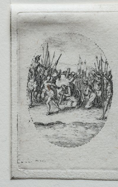 Passion mysteerit: Ristin kantaminen. tekijältä Jacques Callot