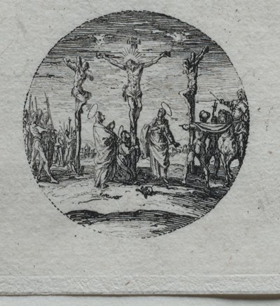 Passion mysteerit: Laskeutuminen ristiltä. tekijältä Jacques Callot