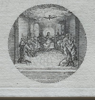 Passion mysteerit: Pyhän Hengen laskeutuminen tekijältä Jacques Callot