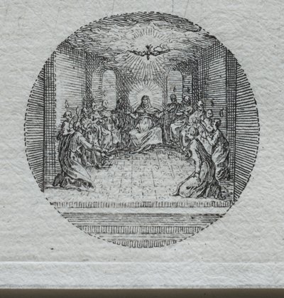Passion mysteerit: Pyhän Hengen laskeutuminen. tekijältä Jacques Callot