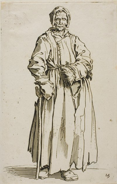Yksisilmäinen nainen, levy viisitoista The Beggarsilta tekijältä Jacques Callot