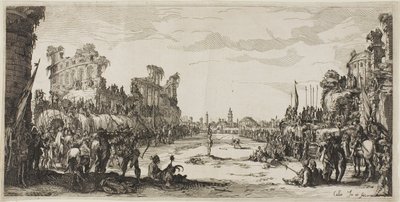 Nuolten koettelemus (Saint Sebastian) tekijältä Jacques Callot