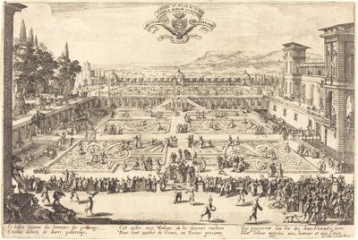 Palace Gardens Nancyssa tekijältä Jacques Callot