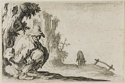 The Peasant Squatting, de The Capricesfinnish tekijältä Jacques Callot