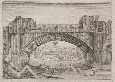 Ponte Vecchio, Firenze tekijältä Jacques Callot