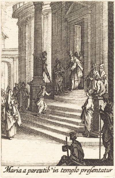 Neitsyen esitys tekijältä Jacques Callot
