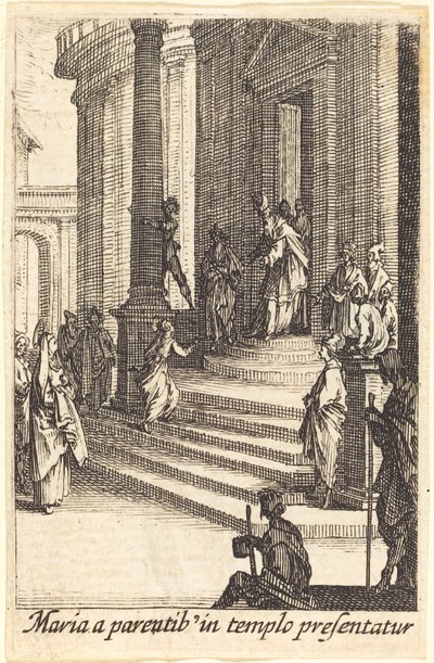 Neitsyen esitys tekijältä Jacques Callot