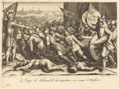 Joukkojen paluu, n. 1614. tekijältä Jacques Callot