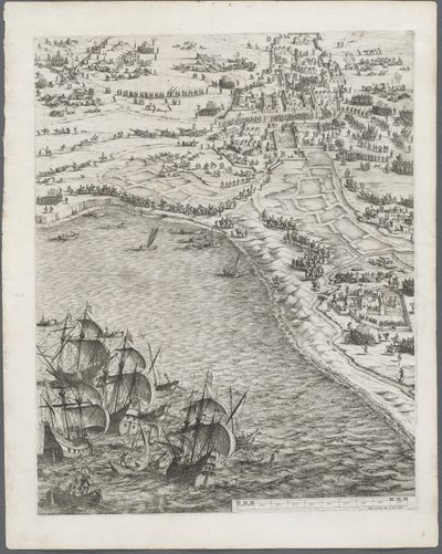 La Rochellen piiritys: Levy 12 tekijältä Jacques Callot
