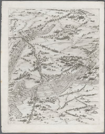 La Rochellen piiritys: levy 7, 1628-1630. tekijältä Jacques Callot