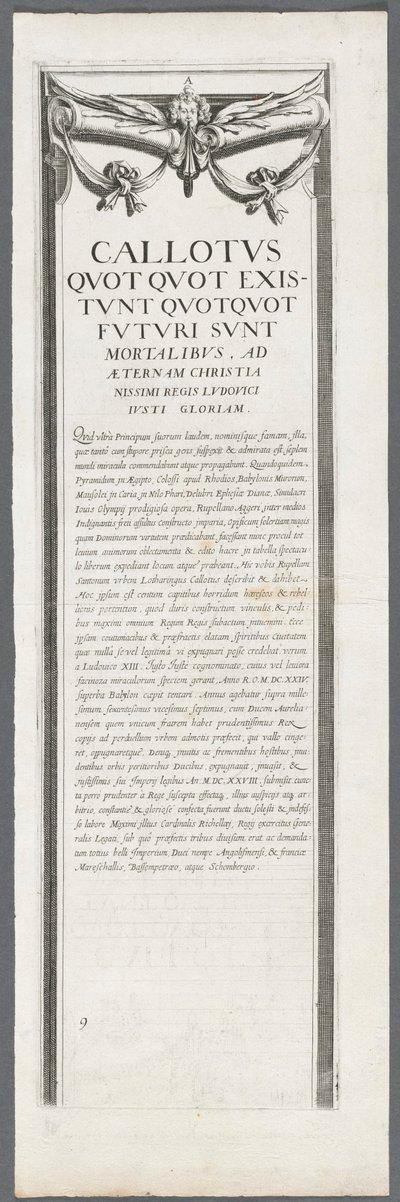 La Rochellen piiritys: levy 8 tekijältä Jacques Callot