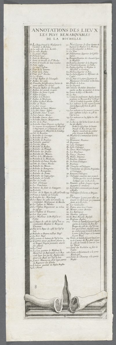 La Rochellen piiritys: Kuva 9 tekijältä Jacques Callot