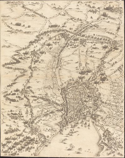 La Rochellen piiritys [levy 6/16, sarja sisältää 1952.8.97-112], 16281631. tekijältä Jacques Callot