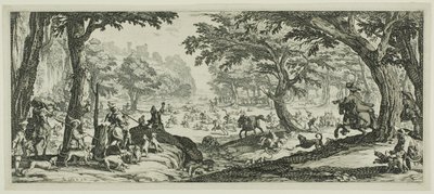 Hirvenmetsästys tekijältä Jacques Callot