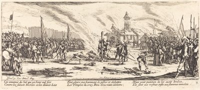 The Stake, c. 1633. tekijältä Jacques Callot