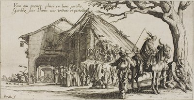 The Stopping Place, elokuvasta The Bohemians (Boheemit) tekijältä Jacques Callot