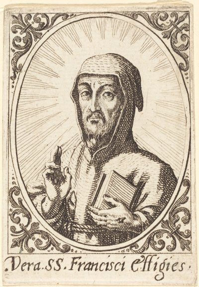 Pyhän Franciscuksen todellinen kuva tekijältä Jacques Callot