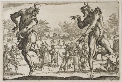 Kaksi Pantaloonia tekijältä Jacques Callot