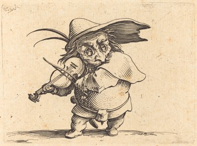 Viulunsoittaja tekijältä Jacques Callot
