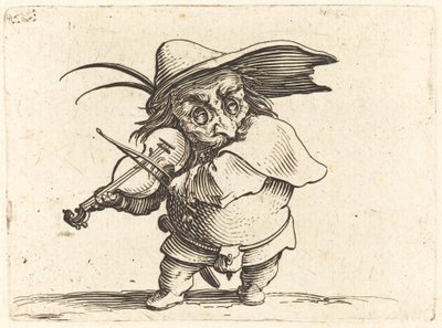 Viulunsoittaja tekijältä Jacques Callot
