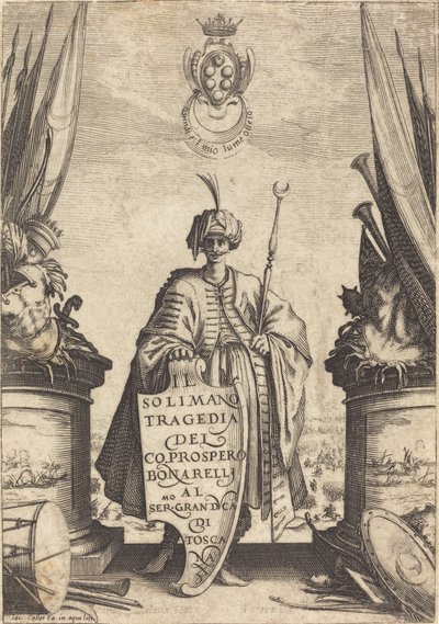 Otsikko "Il Suleiman" tekijältä Jacques Callot