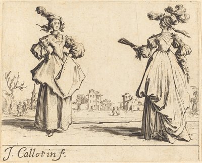 Kaksi seuranaista tekijältä Jacques Callot