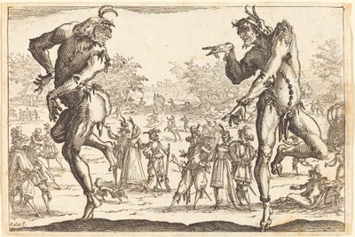 Kaksi Zannia tekijältä Jacques Callot