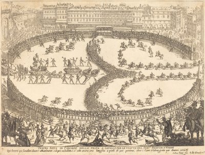 Näkymä festivaaleille tekijältä Jacques Callot