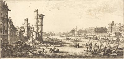 Näkymä Louvresta tekijältä Jacques Callot