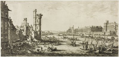 Näkymä Louvresta tekijältä Jacques Callot