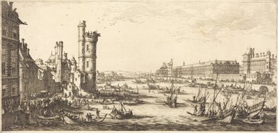 Näkymä Louvresta tekijältä Jacques Callot