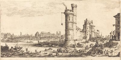Näkymä Pont Neufille tekijältä Jacques Callot