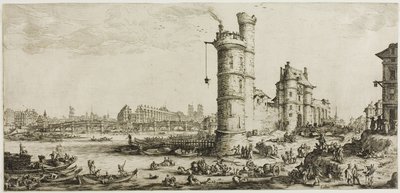 Näkymä Pont Neufille tekijältä Jacques Callot