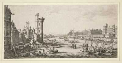 Näkymä Louvresta tekijältä Jacques Callot