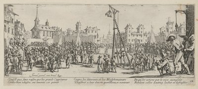 Keinu, sarjan ”Sodan kauhut” 10. lehti tekijältä Jacques Callot