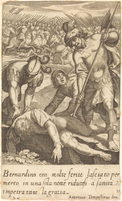 Bernardino tekijältä Jacques Callot after Antonio Tempesta
