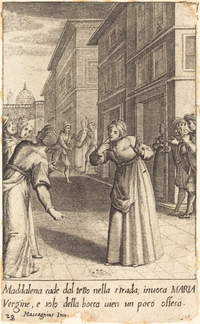 Magdalena tekijältä Jacques Callot after Donato Mascagni